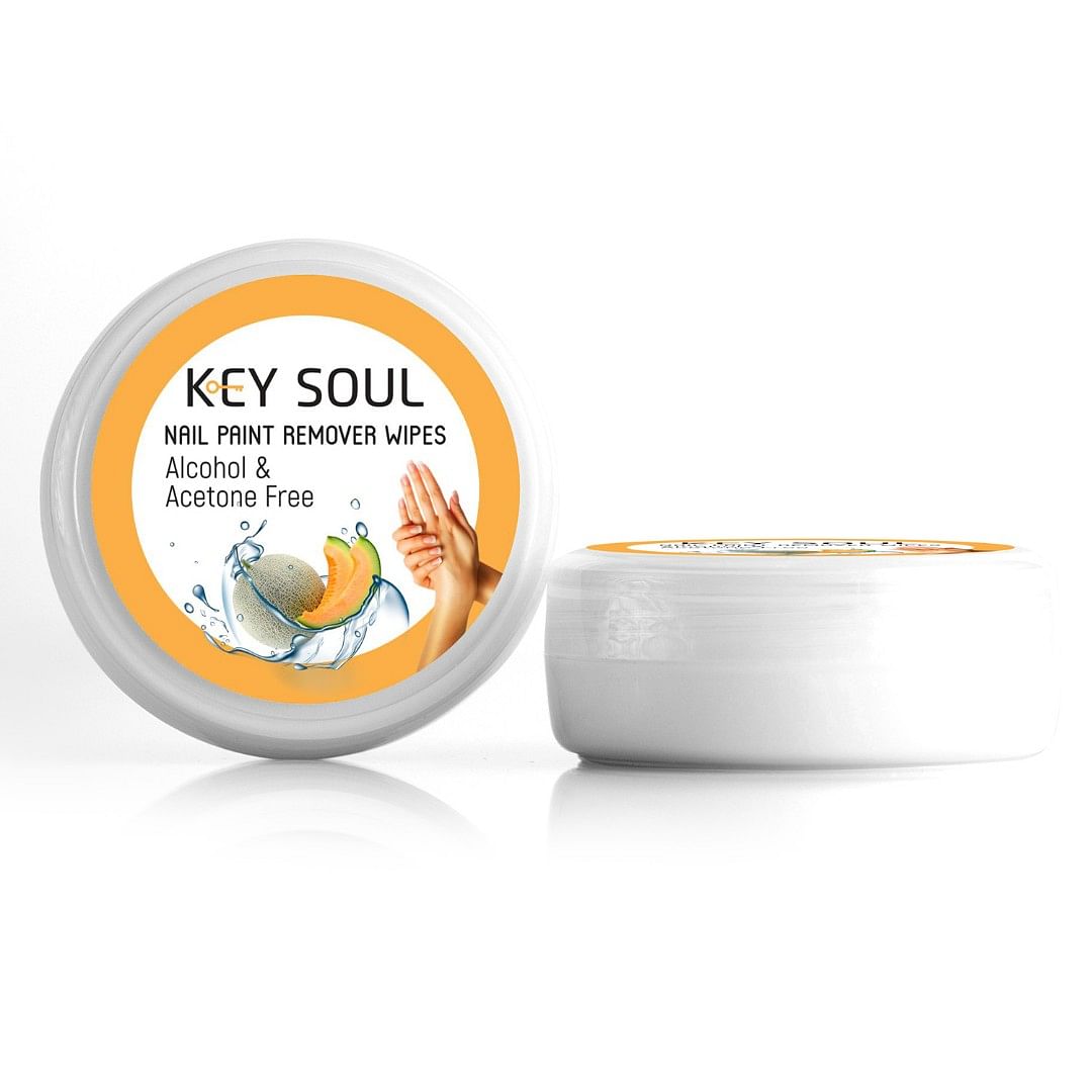 Key Soul Nail Paint Remover Wipes (32 wipes) - Musk Melon