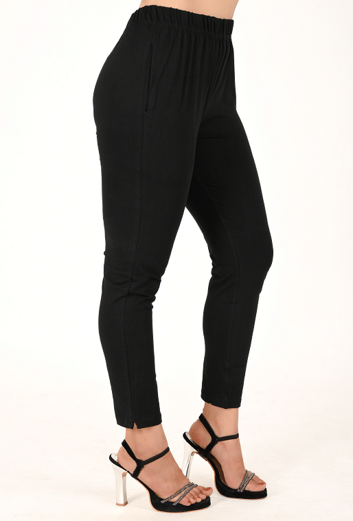 Authenzaa Women Kurti Pant SFKPT001 Black