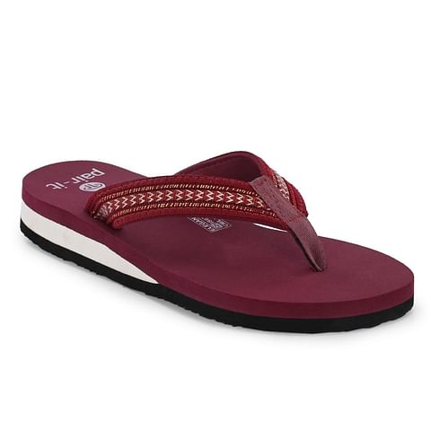 Pair-it Women Fabrication Slipper R4-ELEGANCE009 Maroon