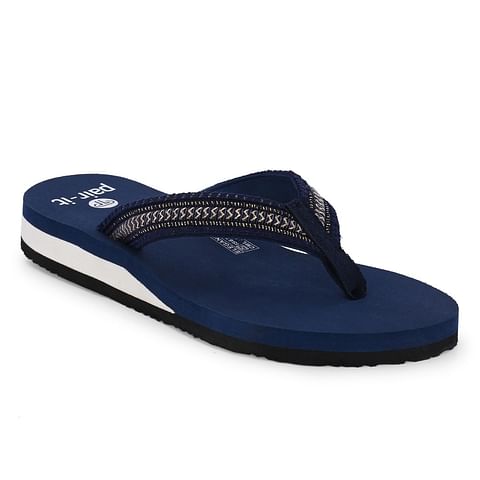 Pair-it Women Fabrication Slipper R4-ELEGANCE010 Blue