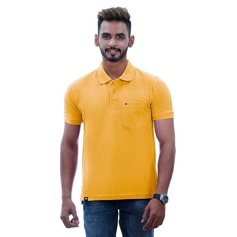 Authenzaa Men Polo T-Shirt SFPT001 Mango