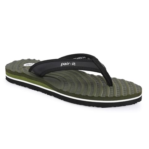 Pair-it Women Fabrication Slipper R4-ELEGANCE014 Olive