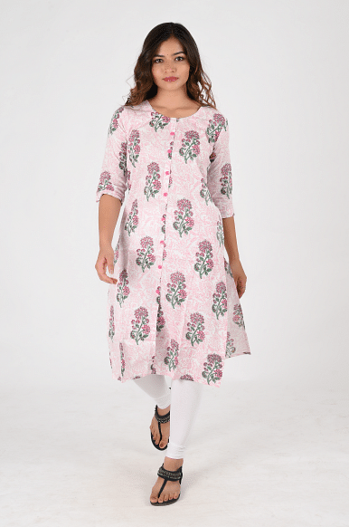 Authenzaa Women Fashion Kurti SFKRT124 Pink