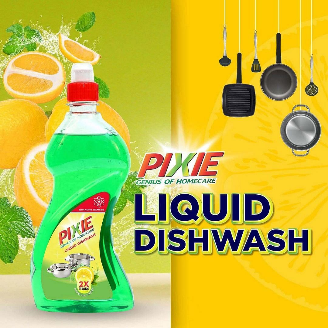 Pixie Dishwash Liquid, 500 ml