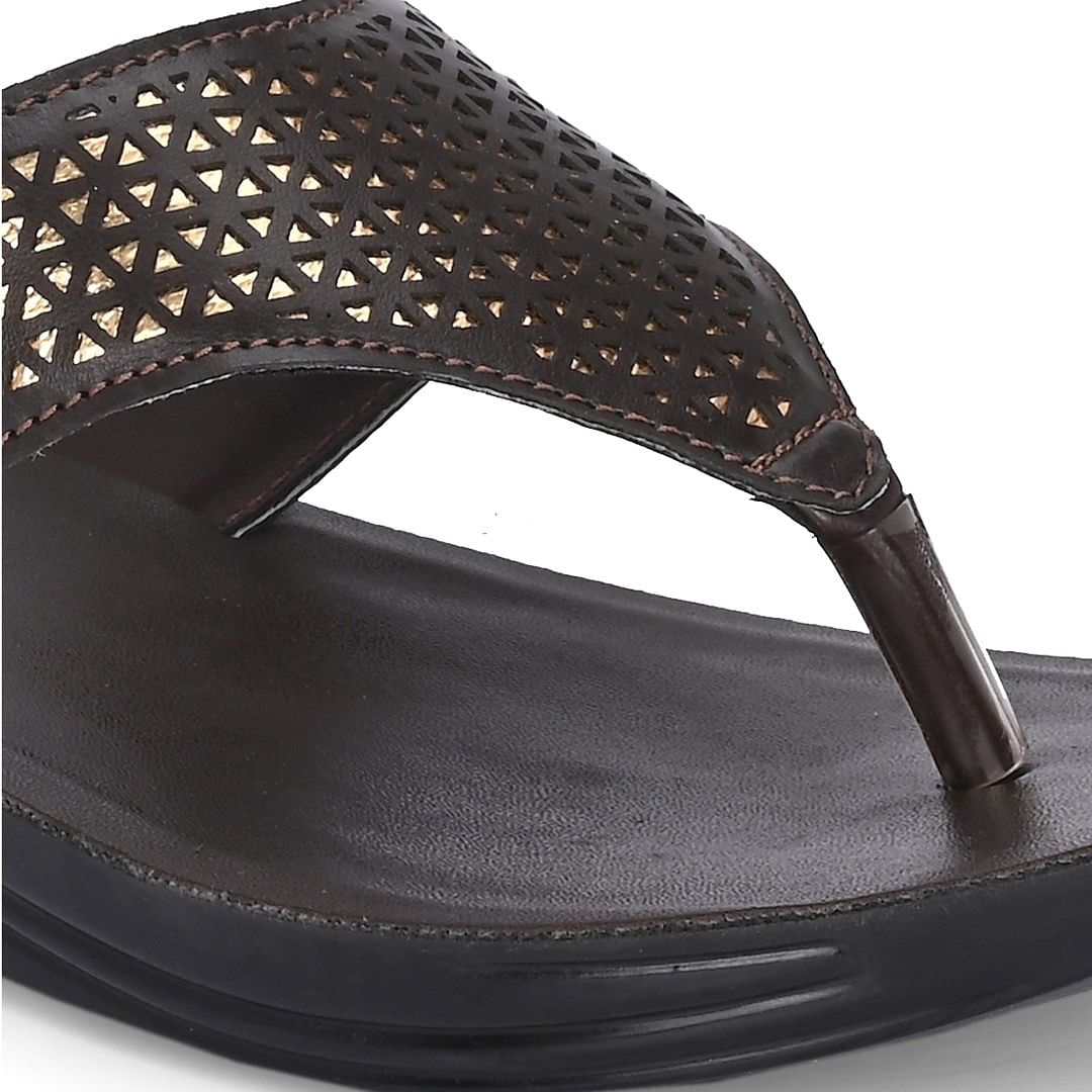 Pair-it Women PU Slipper Ladies Slipper-MS-015 Brown