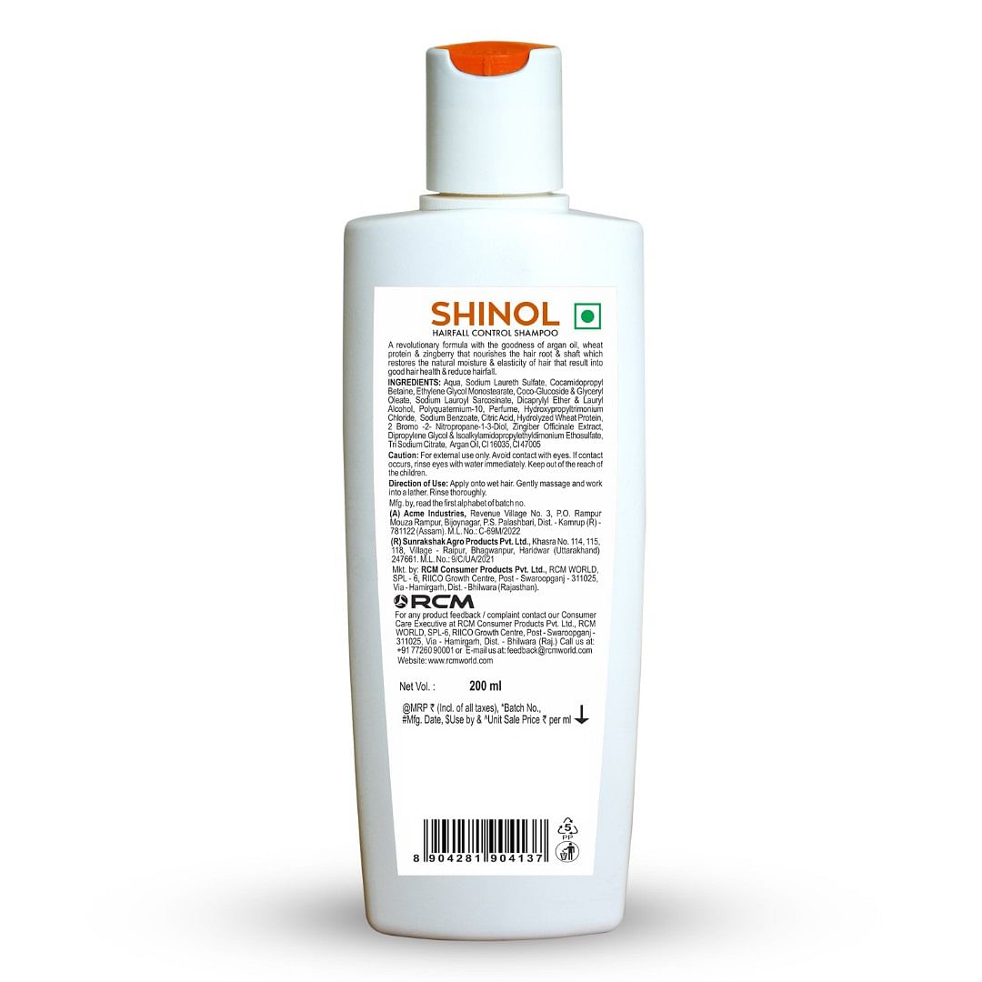 Shinol Hairfall Control shampoo, 200 ml