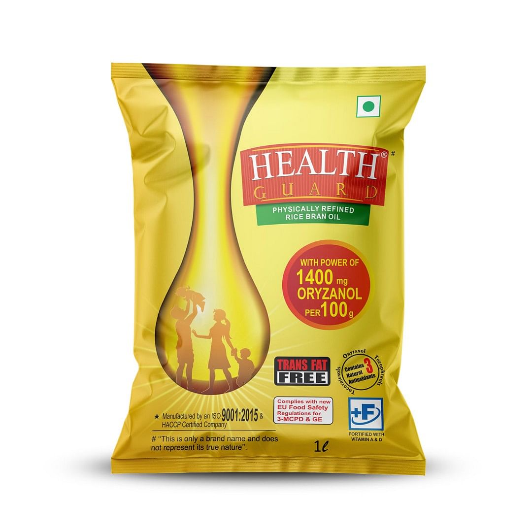 Health Guard Rice Bran Oil, 1 ltr