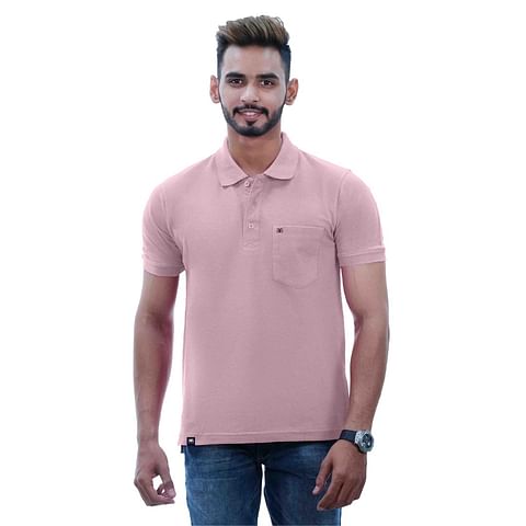 Authenzaa Men Polo T-Shirt SFPT001 Mouve 