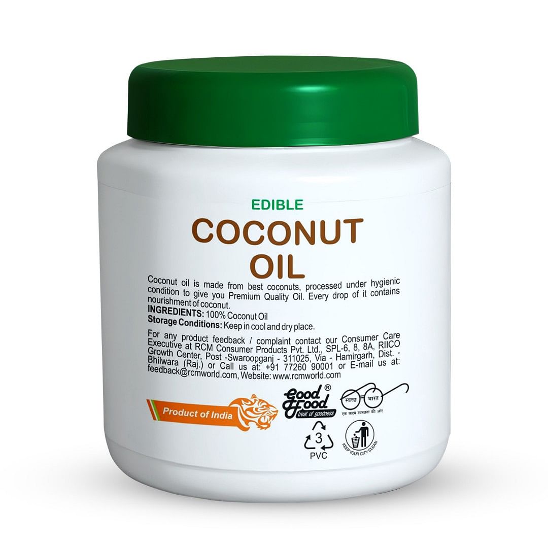 Edible Coconut Oil jar, 250 ml