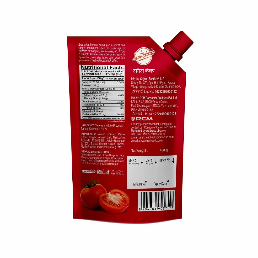 Swechha Tomato Ketchup, 400 g