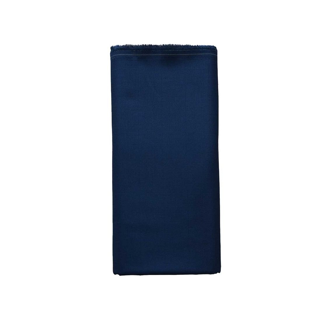 Authenzaa Men Royal Suit Length Fabric EXE002 Dark Blue 