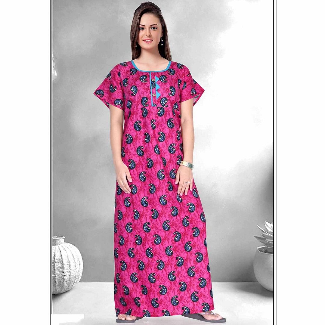 Authenzaa Women Nighty SMWN003 Rani