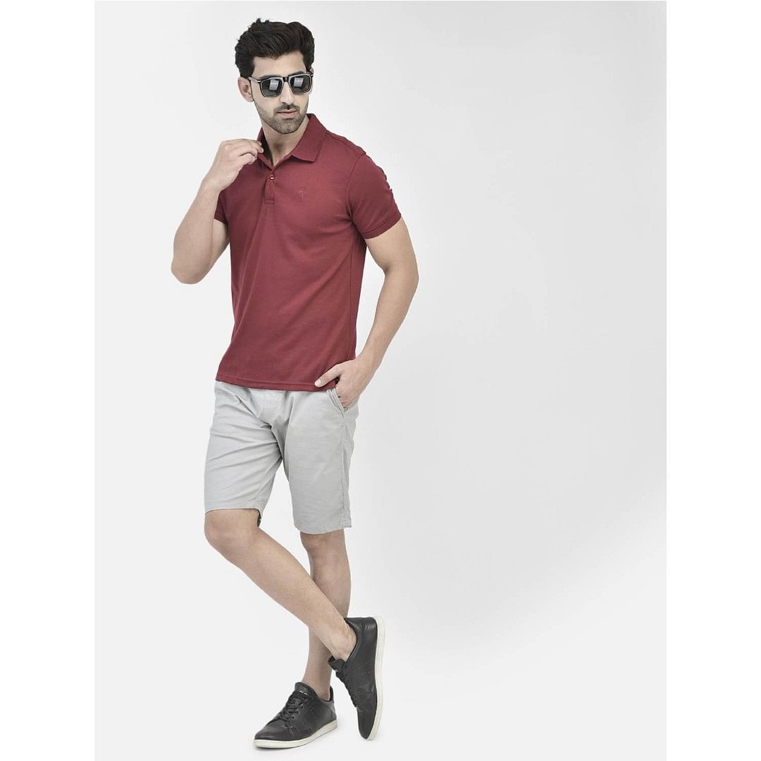 Authenzaa Men Shorts SFMS003 Light Grey 