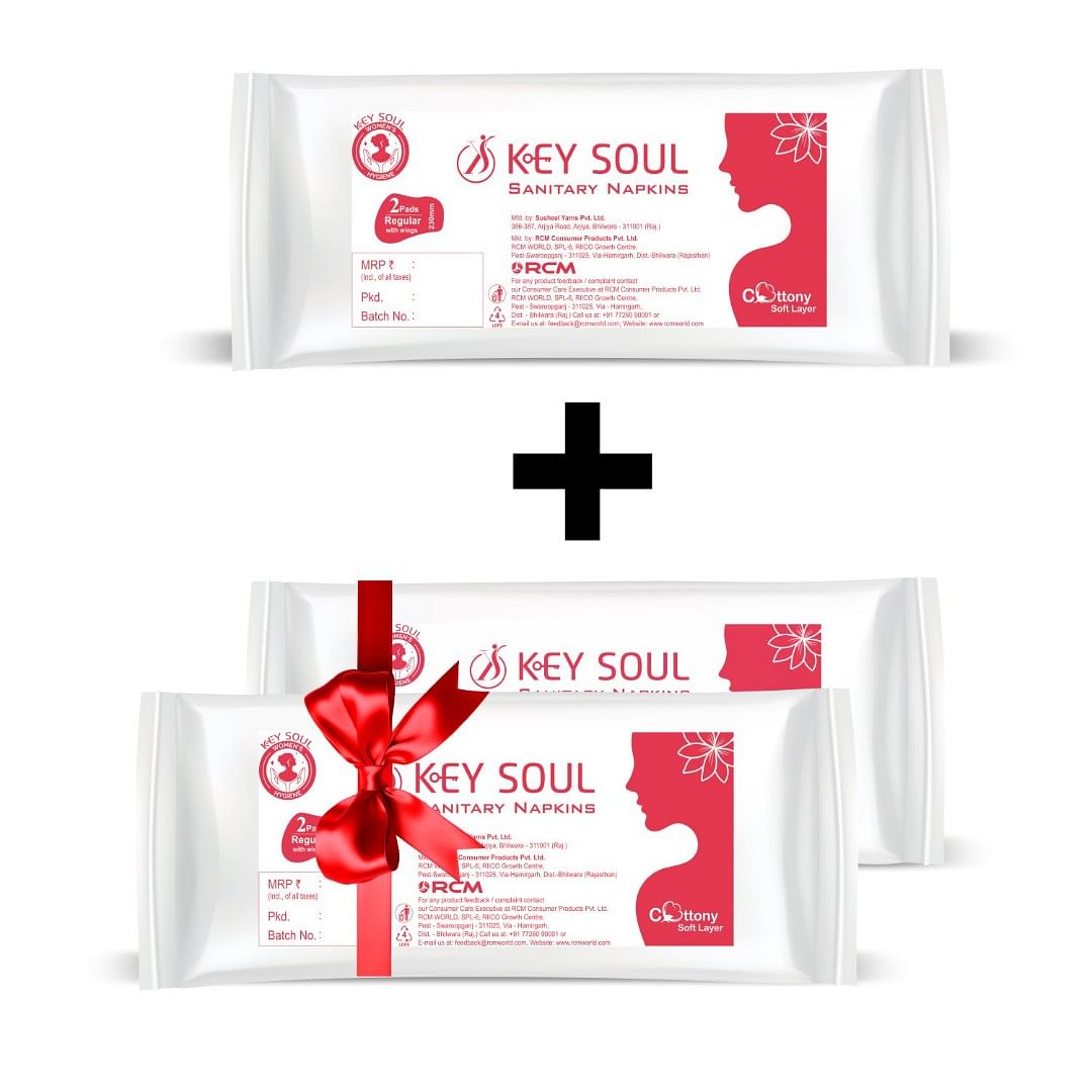 Key Soul Sanitary Napkin 2pad 1+2 combo