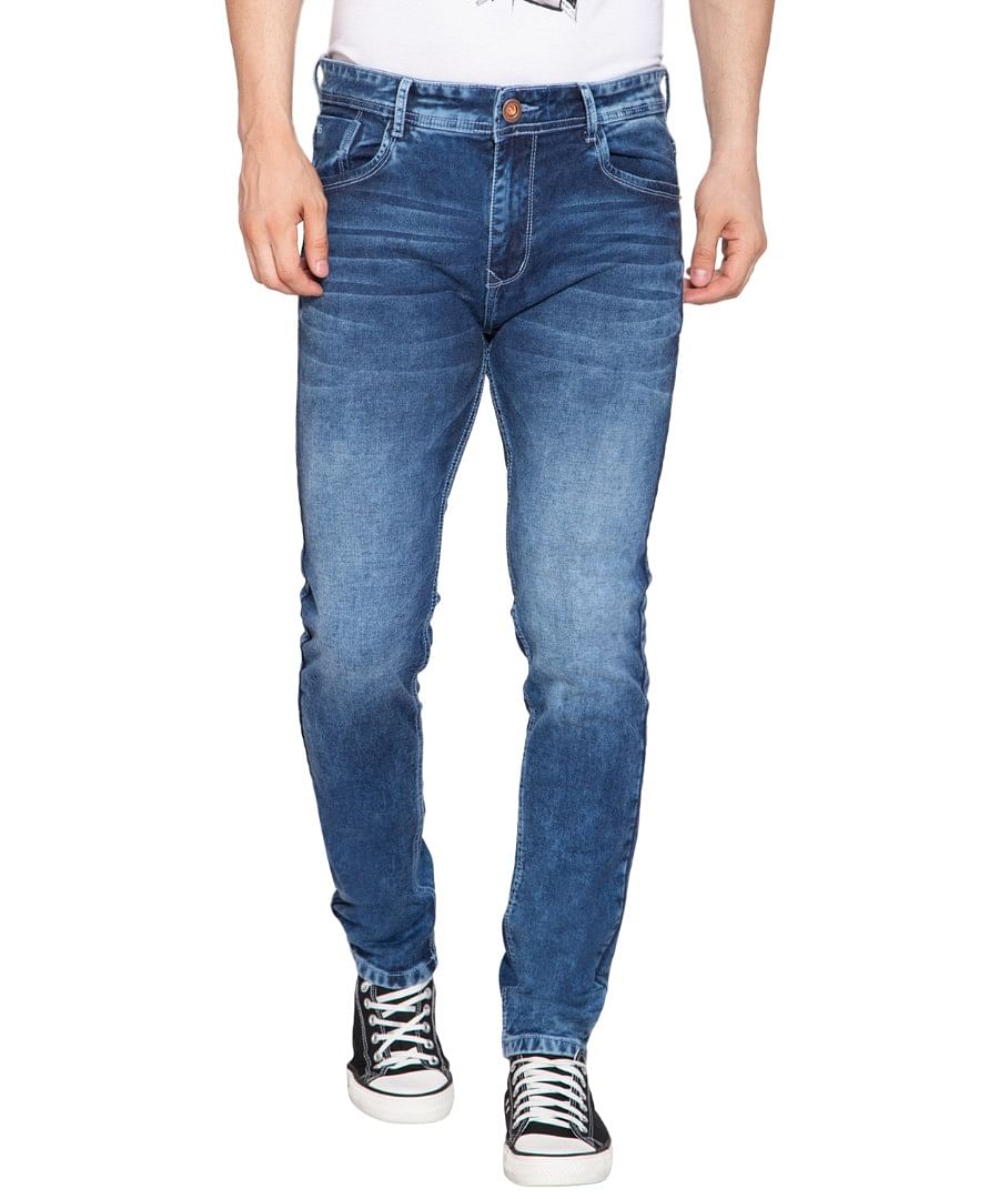 Authenzaa Men Truefit Jeans TFJ4S006 Mid Blue 