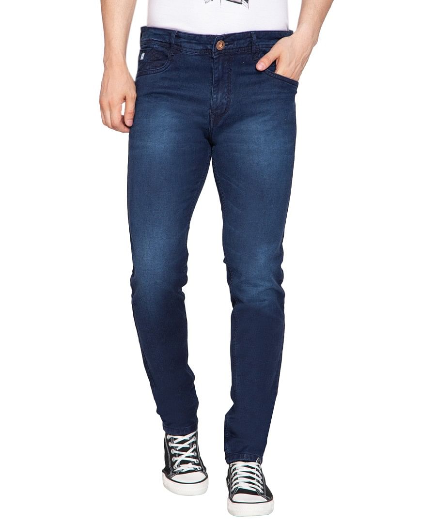 Authenzaa Men Truefit Jeans TFJ4S007 Dark Blue 