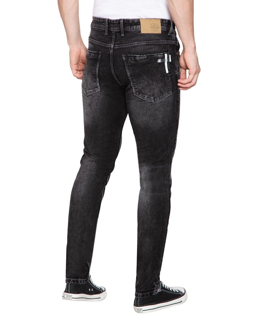 Authenzaa Men Truefit Jeans TFJ4S010 Dark Grey 