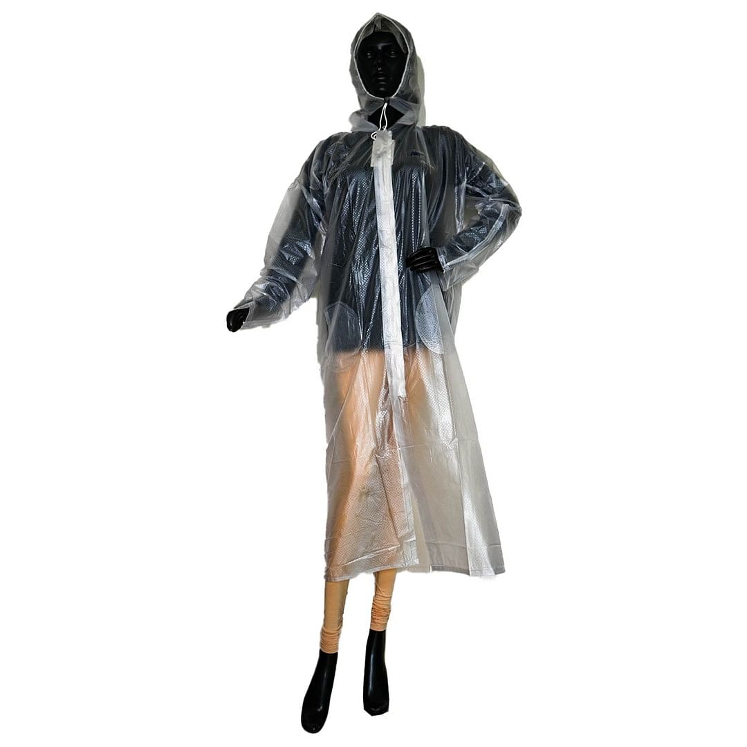 Authenzaa Women Raincoat CS RC005 Coral