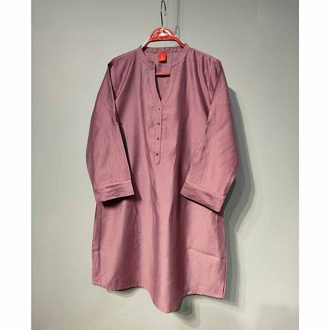 Authenzaa Women Kurti ATKT004 Old Rose 