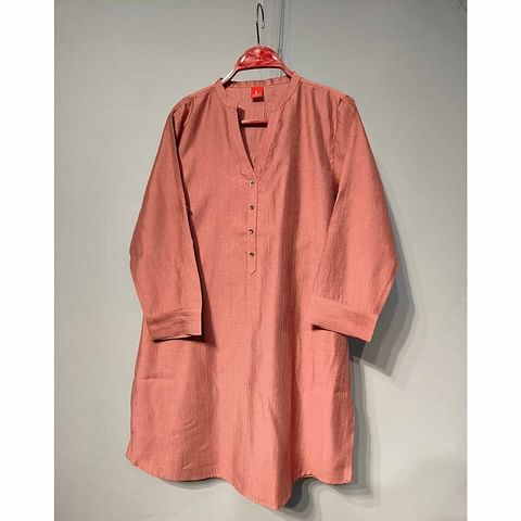 Authenzaa Women Kurti ATKT004 Peach 