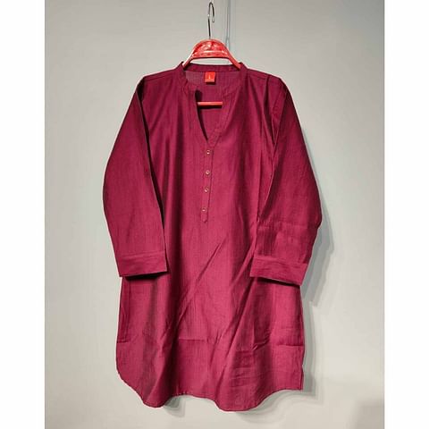 Authenzaa Women Kurti ATKT004 Wine 
