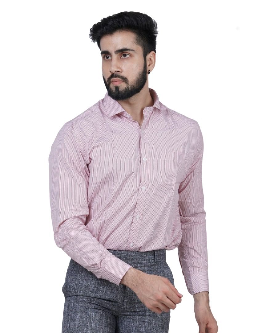 Authenzaa Men Formal Shirt FR-EX0053 Multi