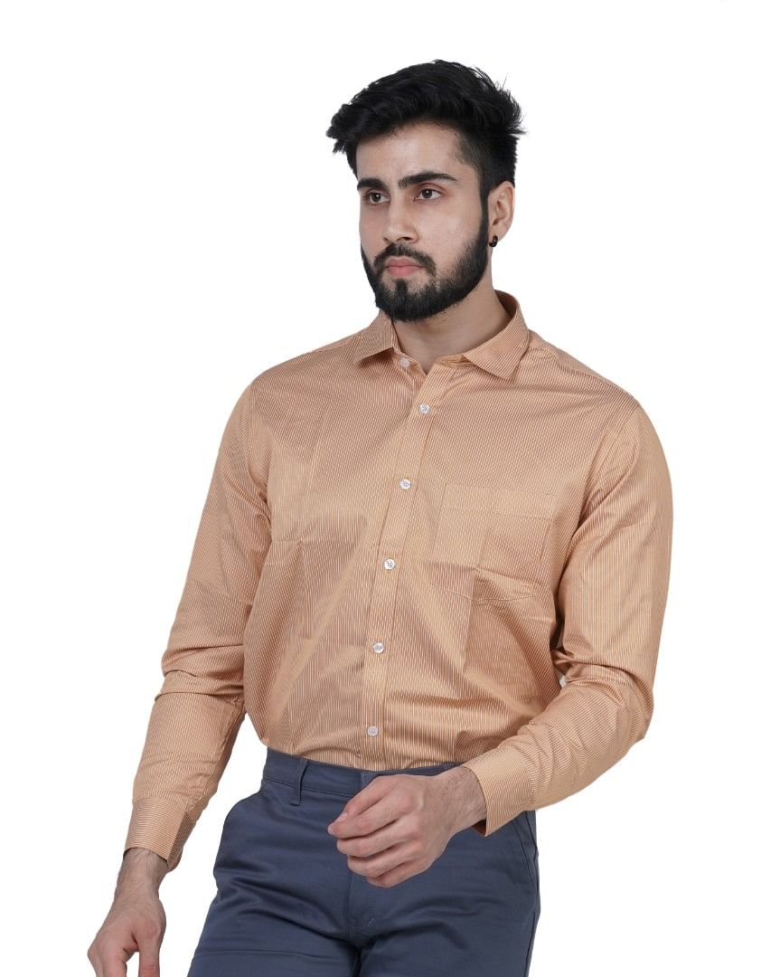 Authenzaa Men Formal Shirt FR-EX0059, Multi