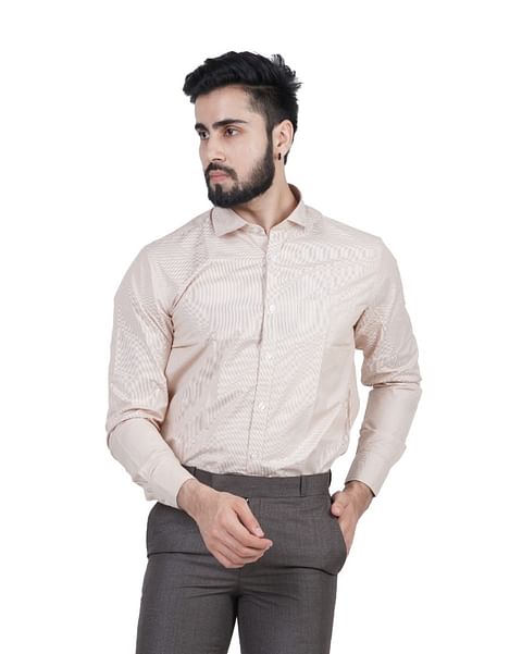 Authenzaa Men Formal Shirt FR-EX0086, Multi