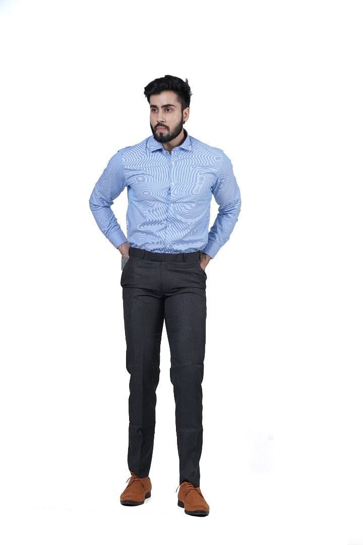 Authenzaa Flexi Trouser FR-FT-0004, Black