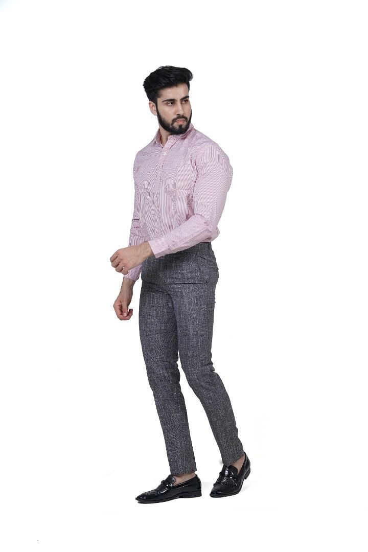 Authenzaa Men Formal Trouser FR-FT0029 Black