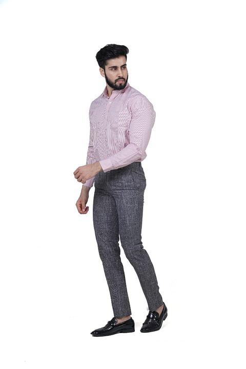 Authenzaa Men Formal Trouser FR-FT0029 Black