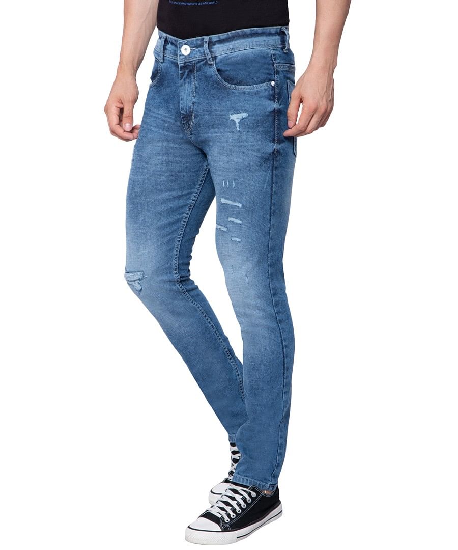 Authenzaa Men Denim Jeans SFDJ010 Blue 