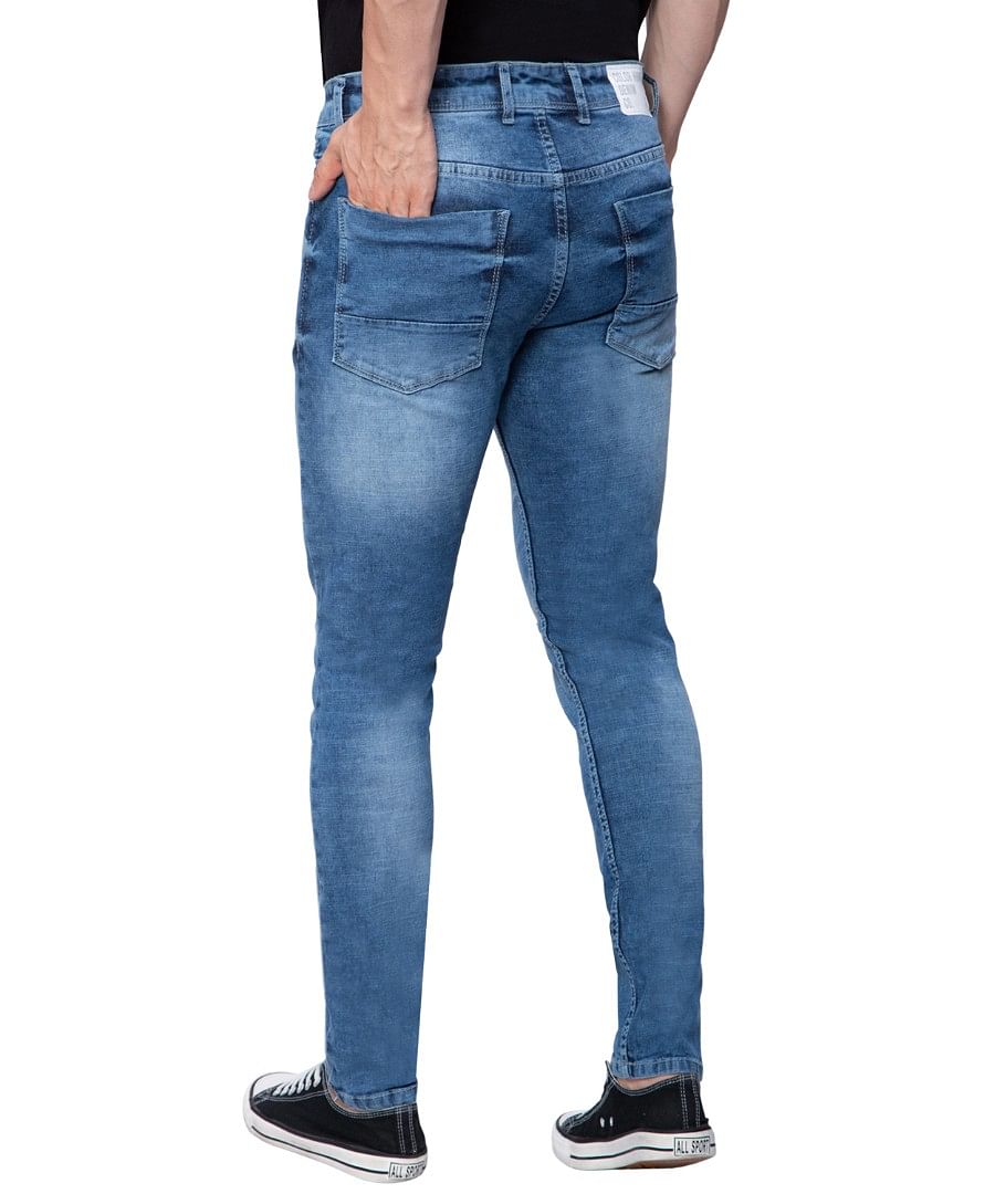 Authenzaa Men Denim Jeans SFDJ010 Blue 