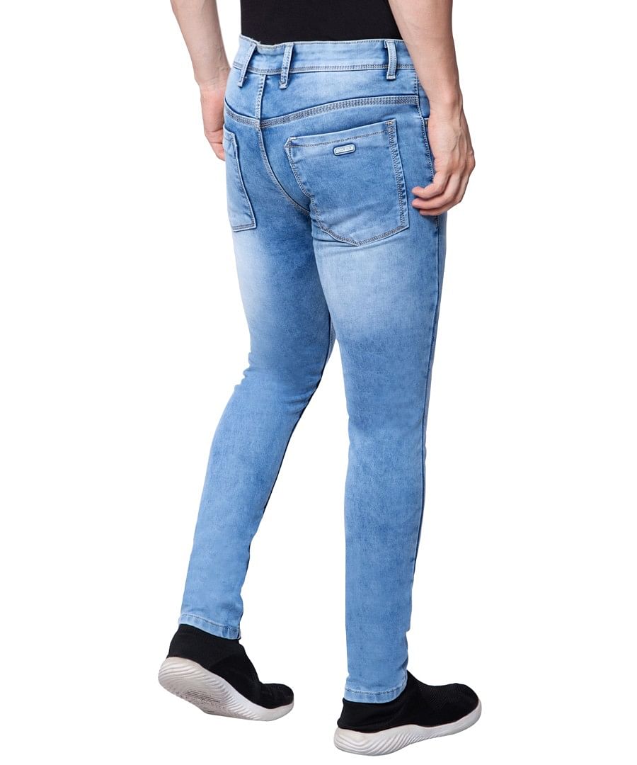 Authenzaa Men Denim Jeans SFDJ001 Light Blue 