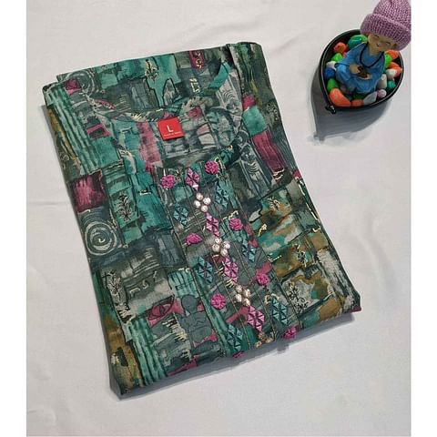 Authenzaa Women Kurti ATKT014 Rama 