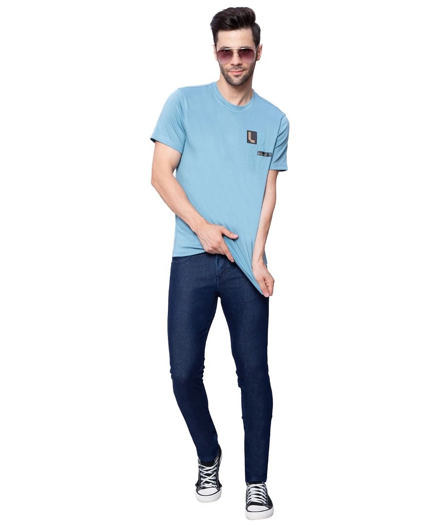 Authenzaa Men Denim Jeans SFDJ002 Blue 