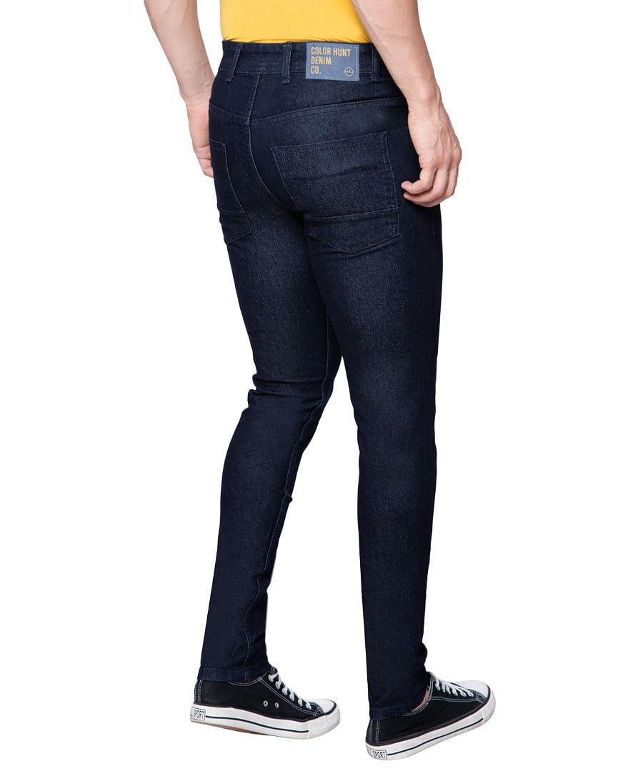 Authenzaa Men Denim Jeans SFDJ002 Dark Blue 