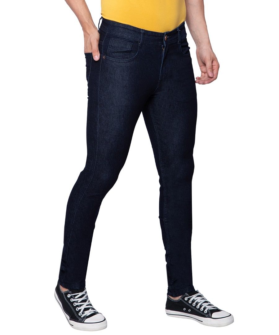 Authenzaa Men Denim Jeans SFDJ002 Dark Blue 