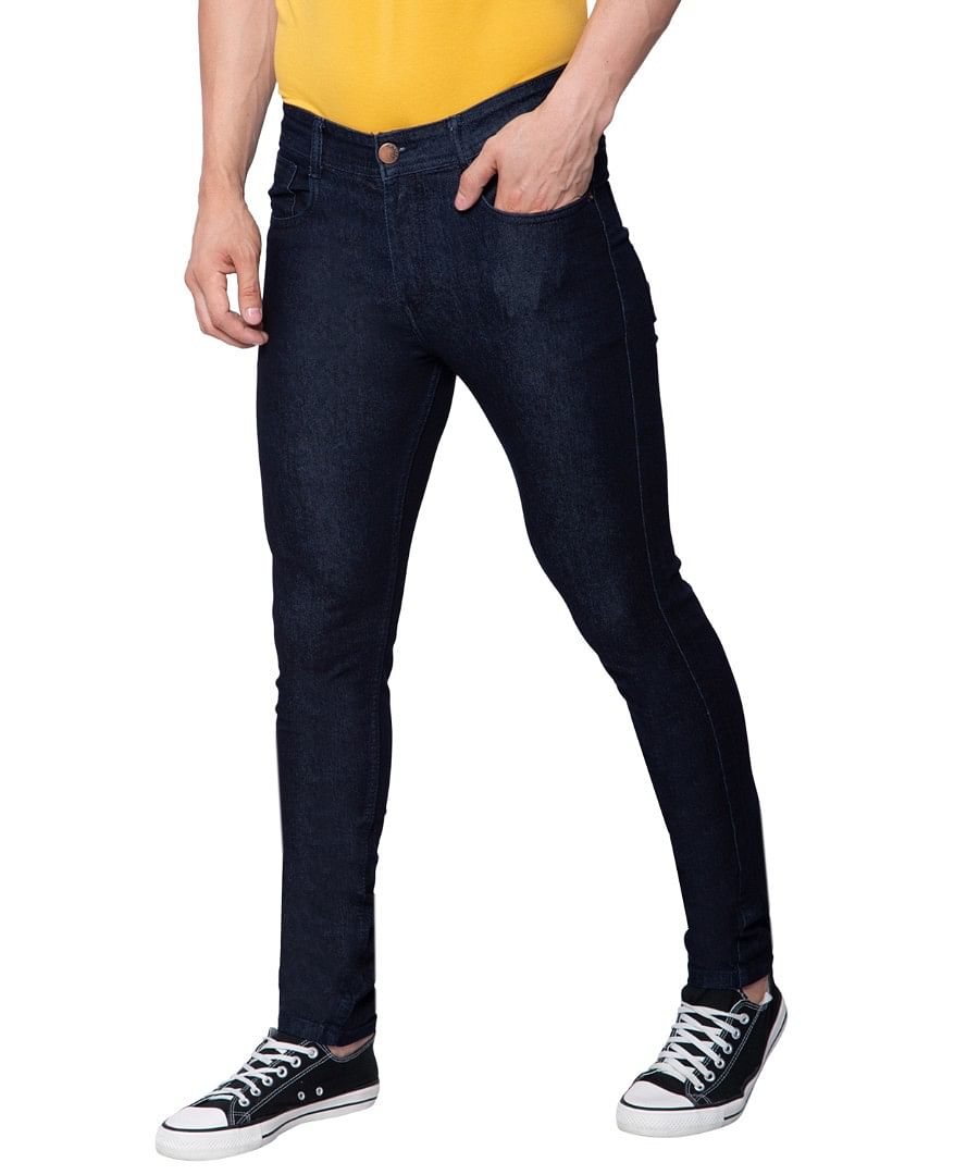 Authenzaa Men Denim Jeans SFDJ002 Dark Blue 