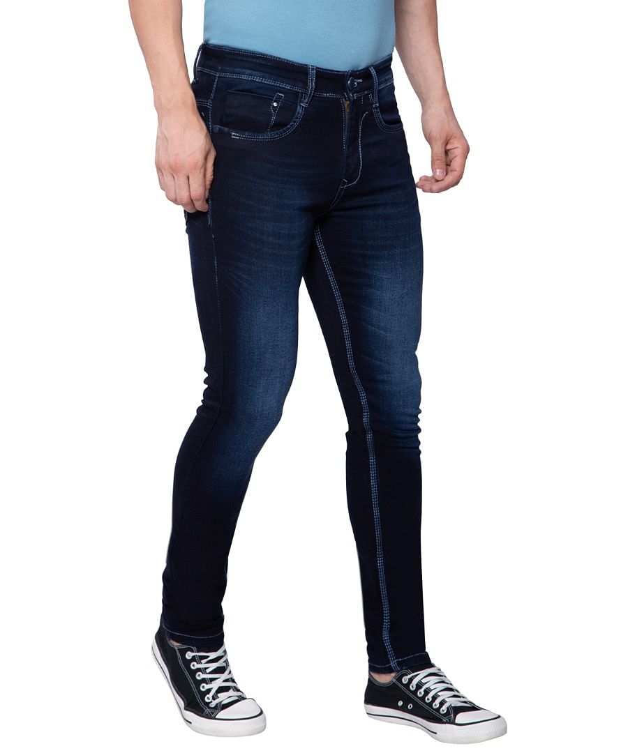 Authenzaa Men Jeans SFDJ008 Dark Blue 