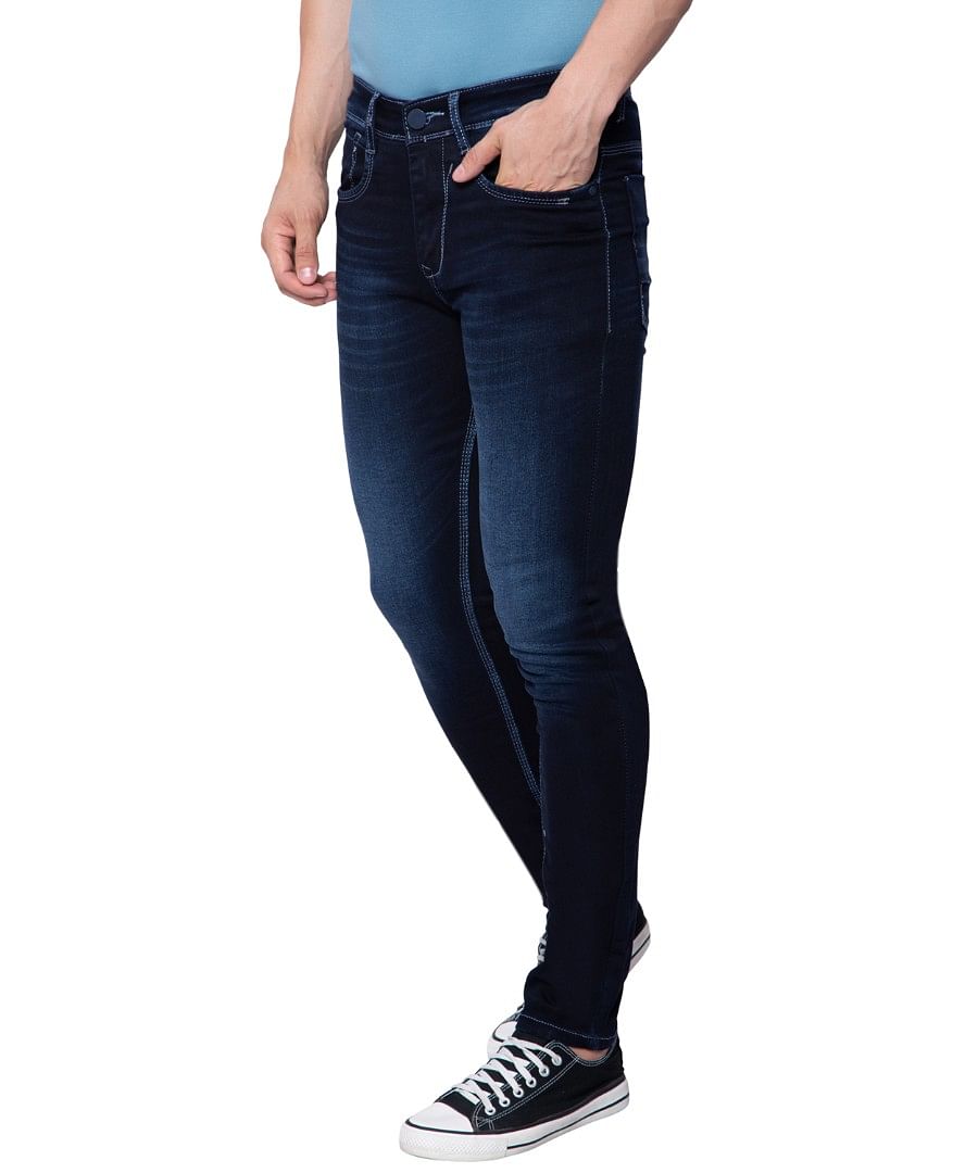 Authenzaa Men Jeans SFDJ008 Dark Blue 