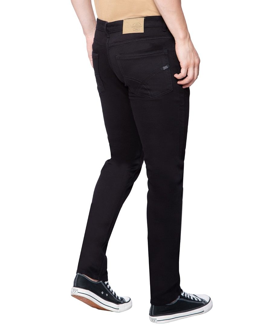 Authenzaa Men Truefit Jeans TFJ4S005 Jet Black 