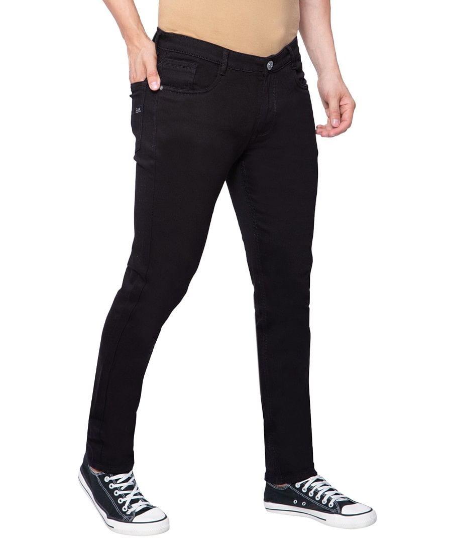 Authenzaa Men Truefit Jeans TFJ4S005 Jet Black 