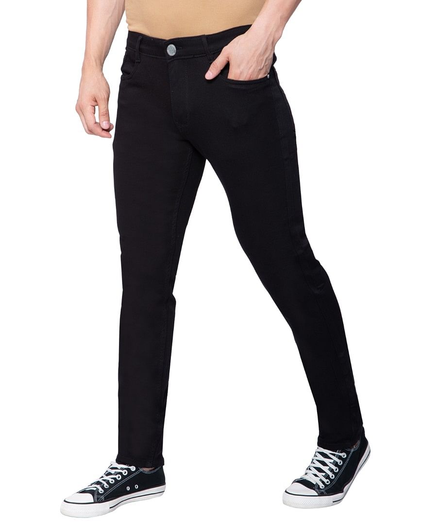 Authenzaa Men Truefit Jeans TFJ4S005 Jet Black 