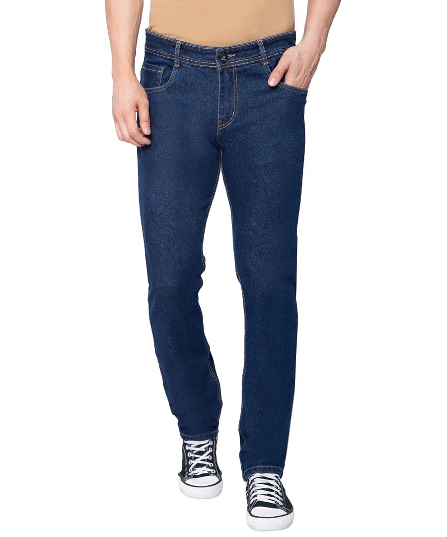 Authenzaa Men Fashion Que Jeans FQJRE003 Dark Blue 