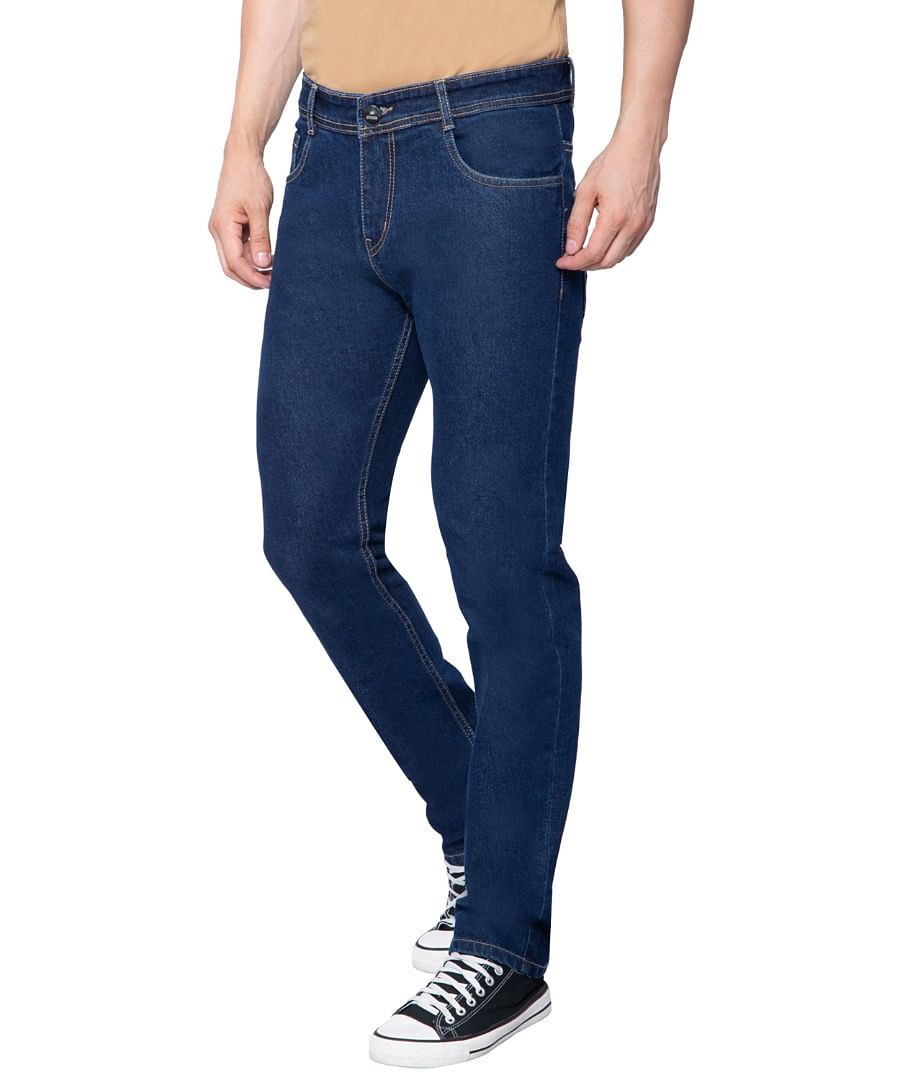 Authenzaa Men Fashion Que Jeans FQJRE003 Dark Blue 