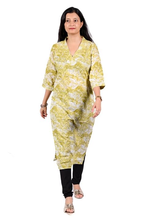 Authenzaa Women Kurti SFBKT003 Green 