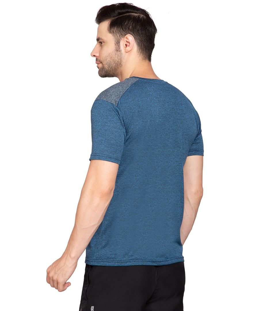 Authenzaa Men Active T-Shirt BTAT004 Teal 