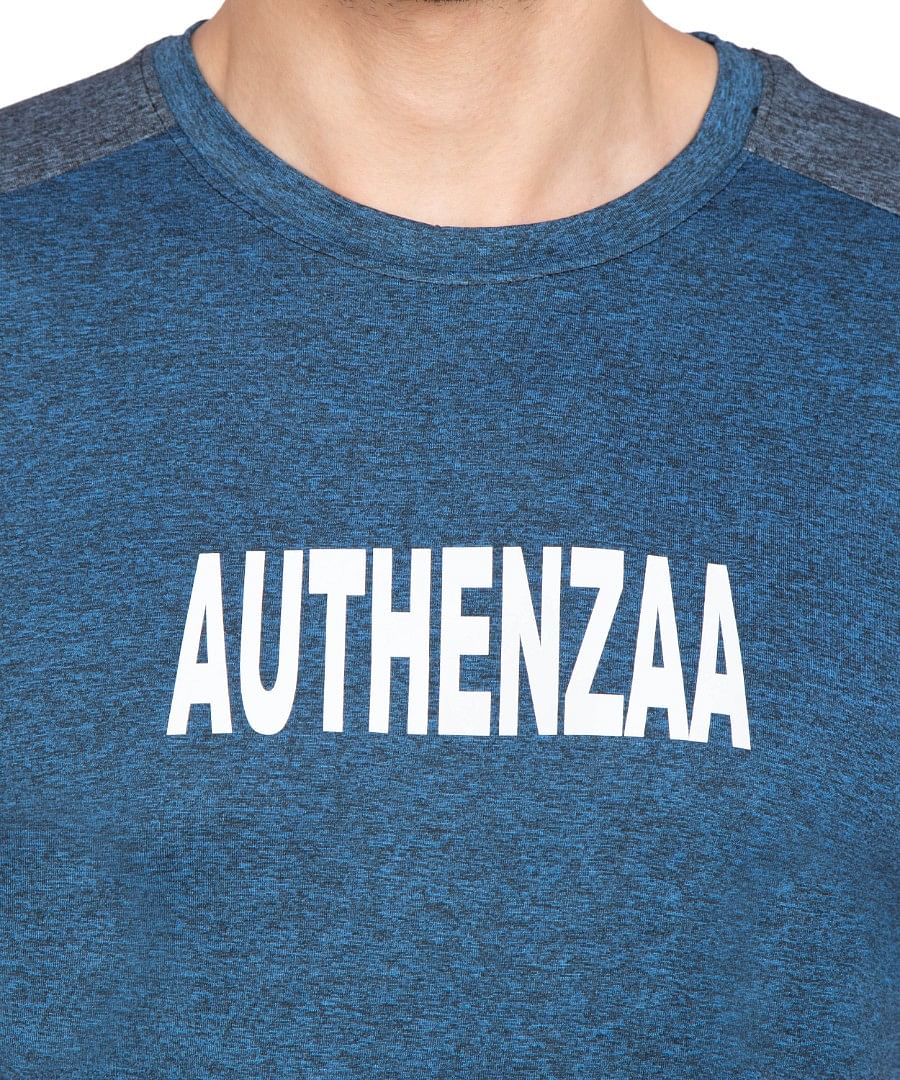 Authenzaa Men Active T-Shirt BTAT004 Teal 