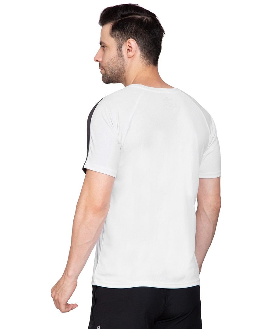 Authenzaa Men Active T-Shirt BTAT005 White